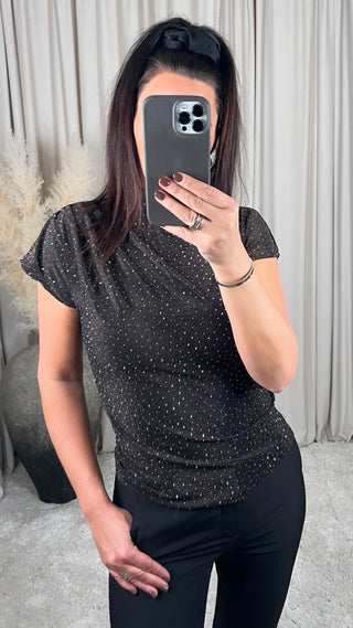 Opal bolur gylltur/brúnn