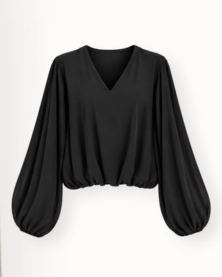 Harper chiffon bolur svartur