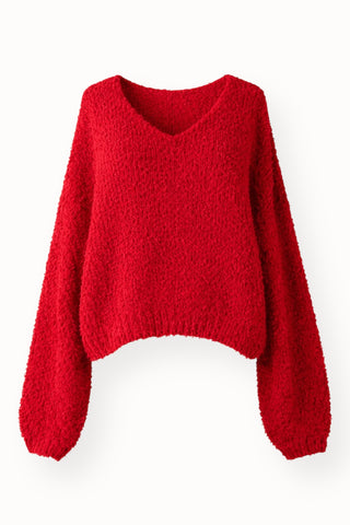 Mirac soft-peysa rauð