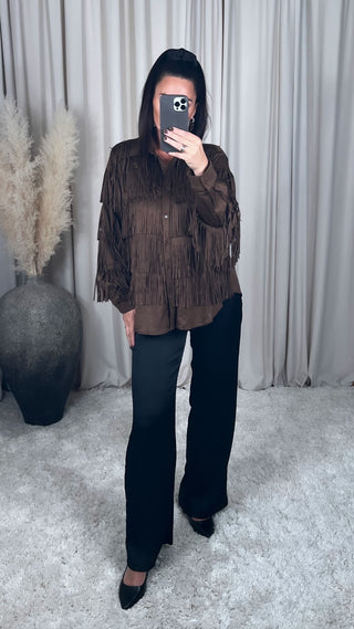 Cove Skyrta ljós brún