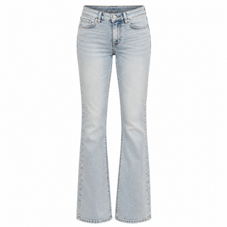 Top bootcut gallabuxur low-rise